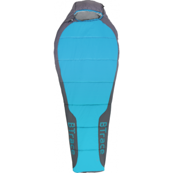 Спальный мешок BTRACE SWELTER L size, Левый, Серый/Синий